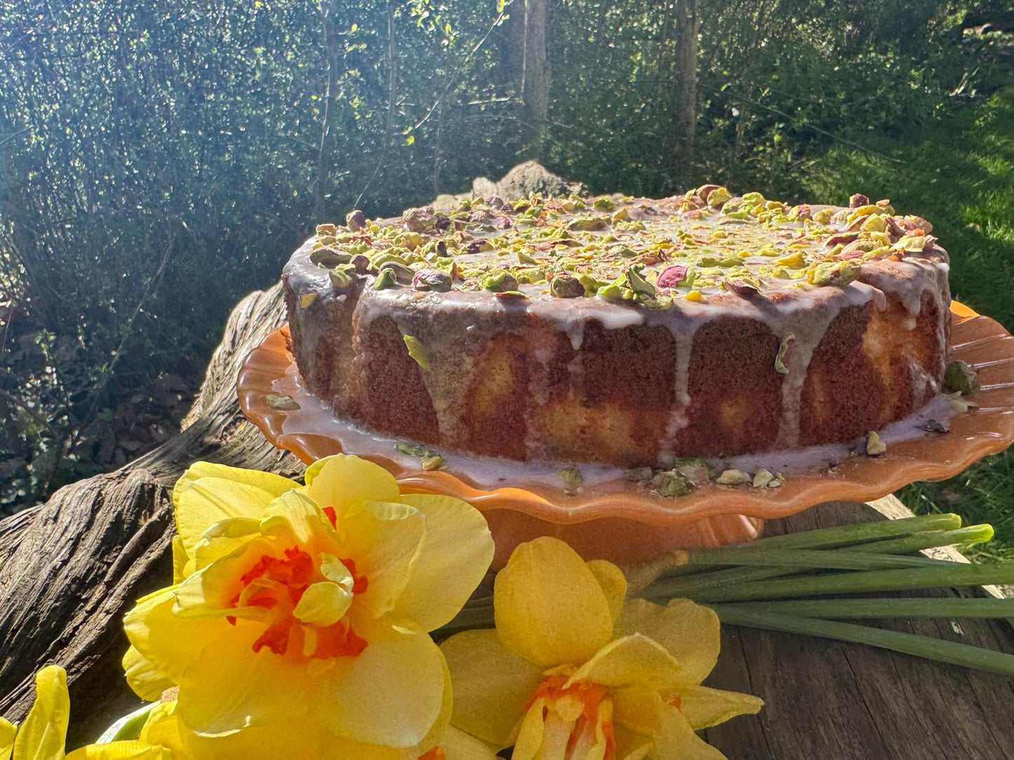 Pistachio & Orange Cake